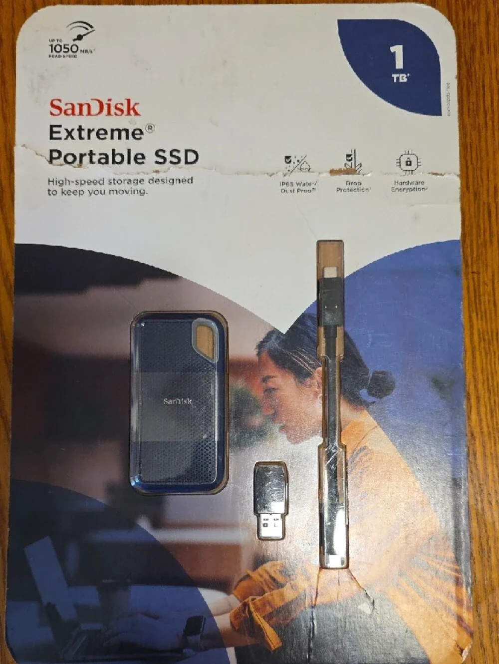 ScanDisk Extreme Portable SSD 1TB - Blue